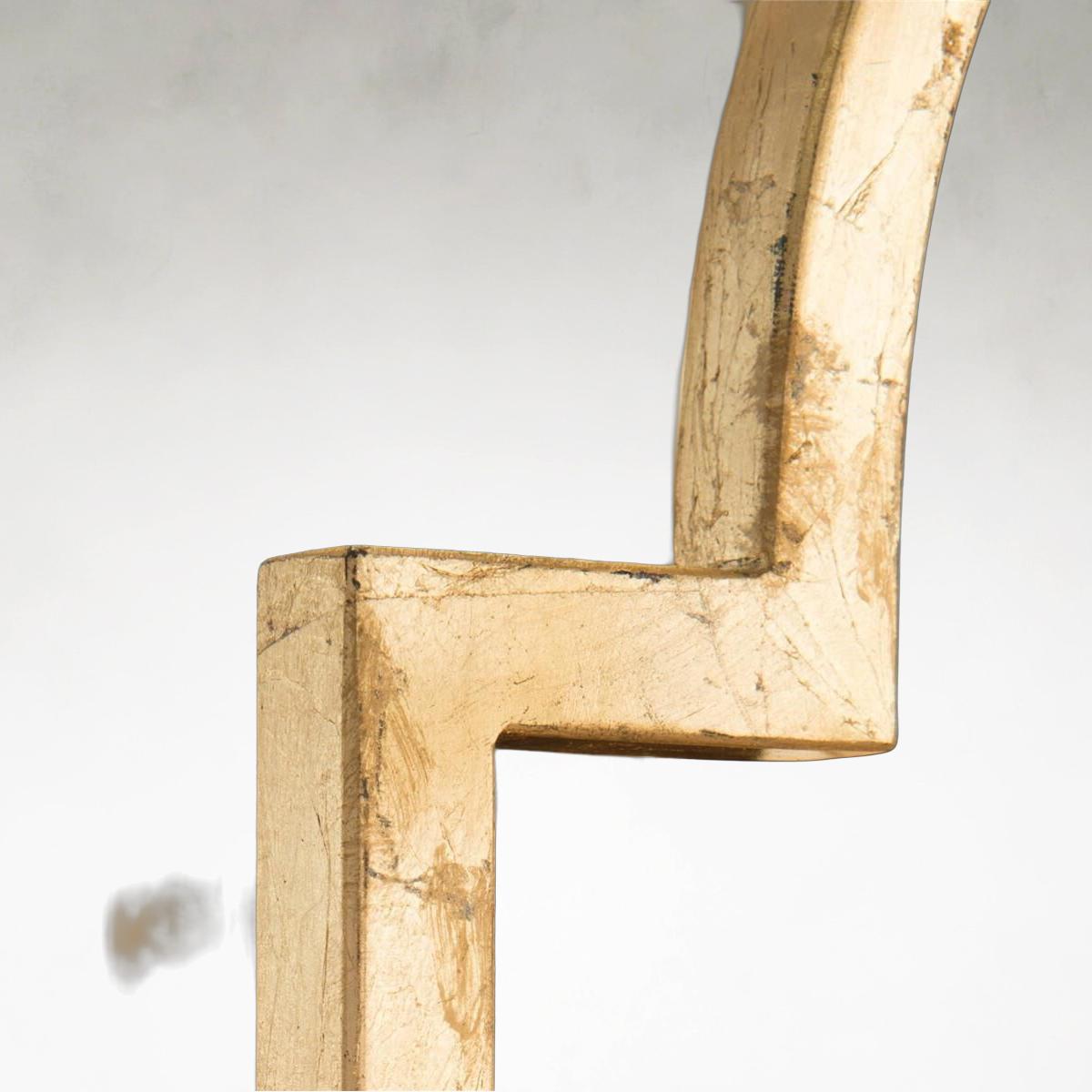 Leaha Eight-Light 37.5 Inch Gold Leaf Chandelier Ceiling Fixture