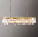 1920s Odeon Rectangular Chandelier 59"