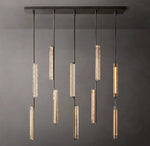 Audubon Crystal Linear Chandelier 54"