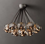 Boule De Cristal Smoke Glass Flushmount 24"