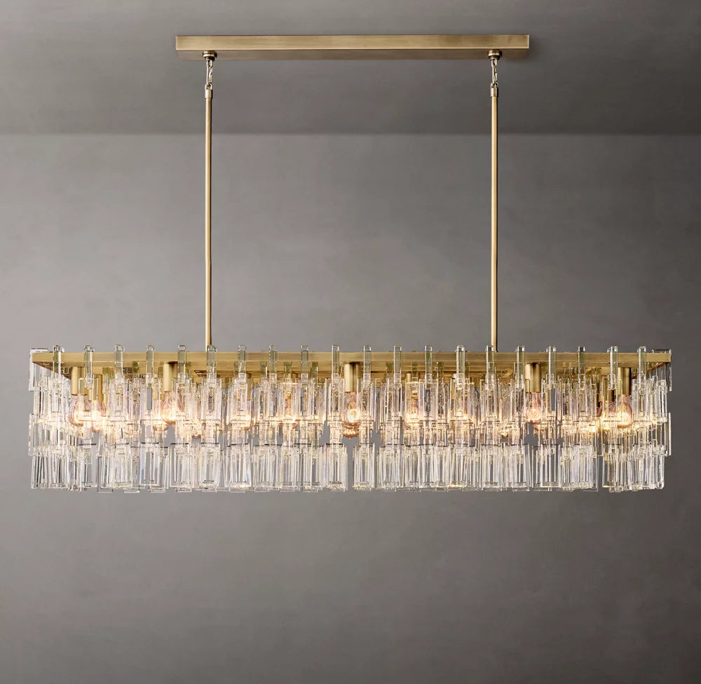 Marignan Rectangular Chandelier 60"