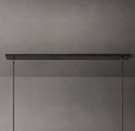 Boule De Cristal Clear Glass Linear Chandelier 48"