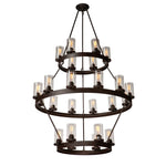 Alexandra Large Chandelier - Clear Glass