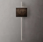 Vela Octagonal Bar Sconce - Rectangular Shade