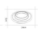 2 Light Circular LED Modern Flush Mount Lighting Ceiling Lights