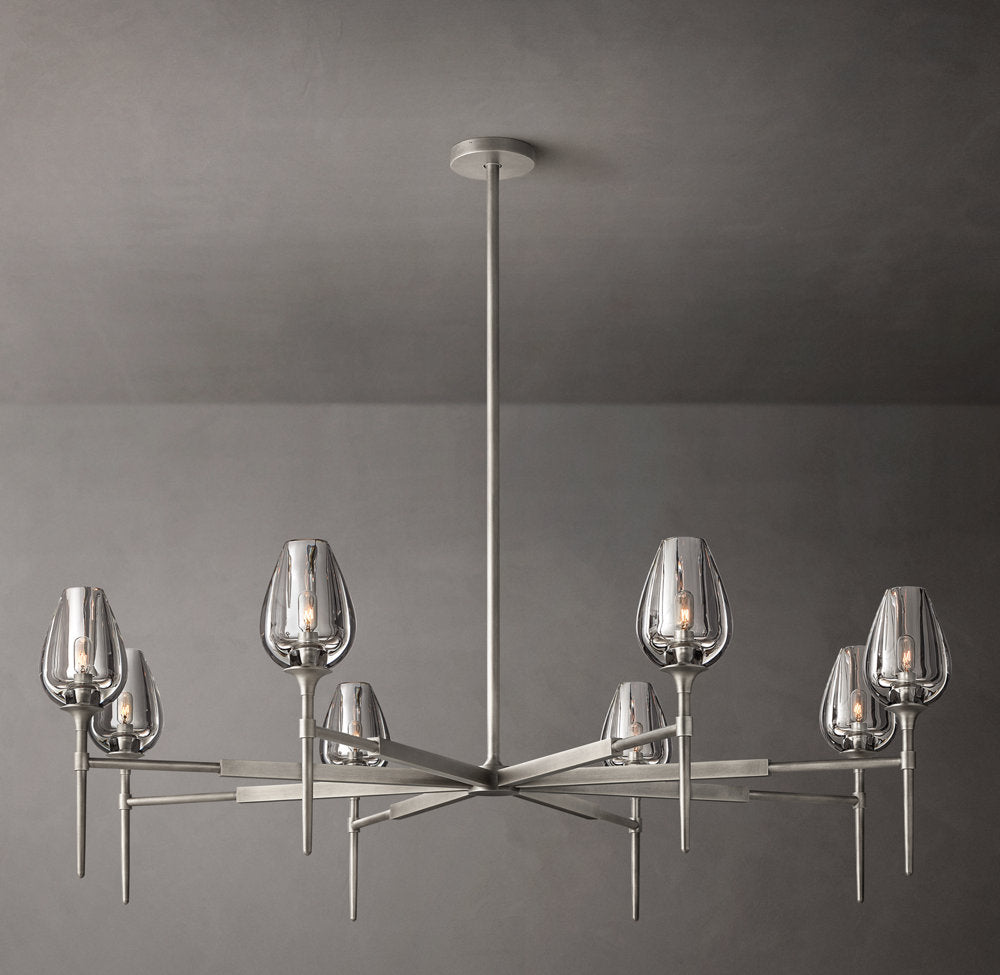 Tulip Round Chandelier 54"