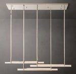 Audubon Crystal Triple Bar Linear Chandelier