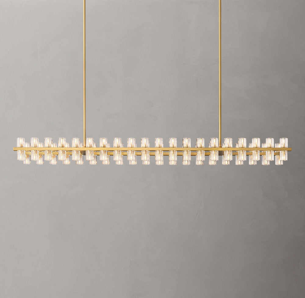 Arcachon LED Rectangular Chandelier 72"