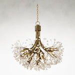 Leahs 9-Light Stone Ceiling Chandelier