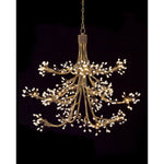 Leah Sixteen-Light 50-Inch Vintage Gold Chandelier Ceiling Fixture
