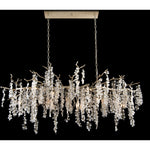 Shiro-Noda 15-Bulb Pale Champagne Chandelier Ceiling Light