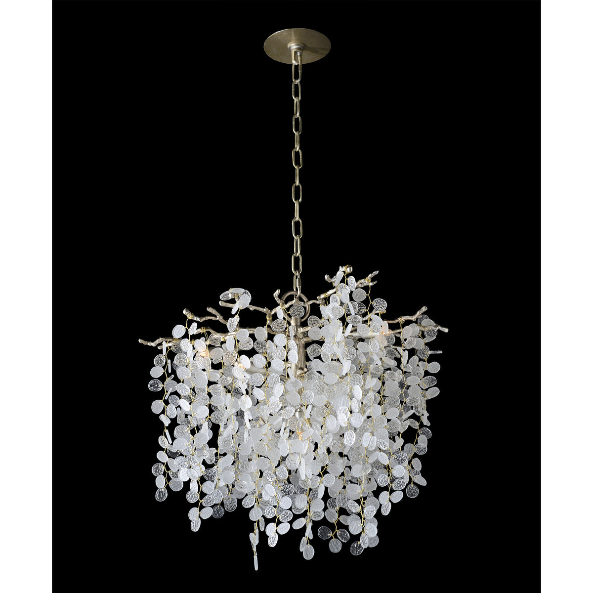 Shiro Nodas Five-Light Champagne Ceiling Chandelier
