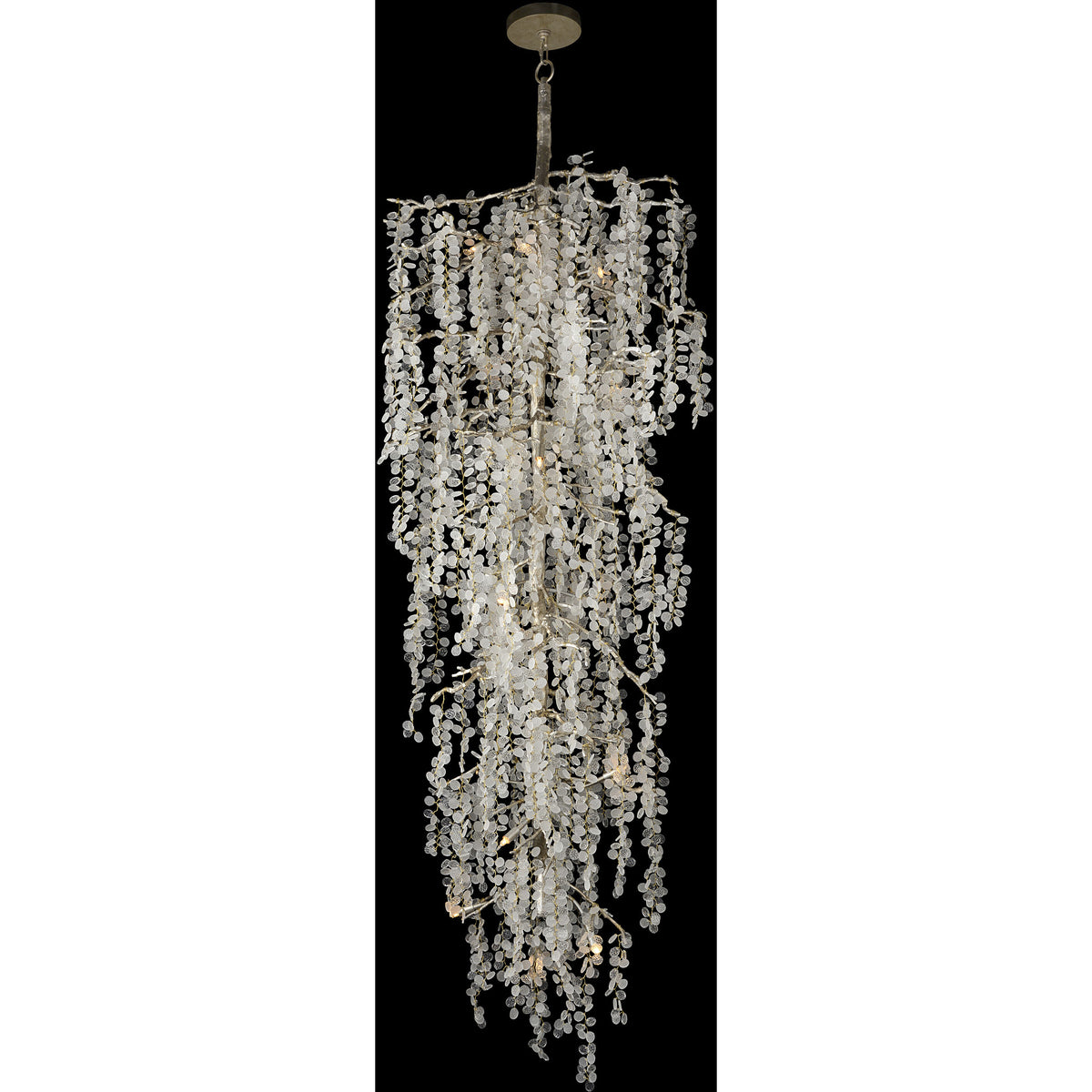 Shiro Nodahs 15-Bulb Pale Champagne Ceiling Chandelier