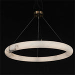 Alabaster Aureole 36 inch Pendant Ceiling Lamp, Large