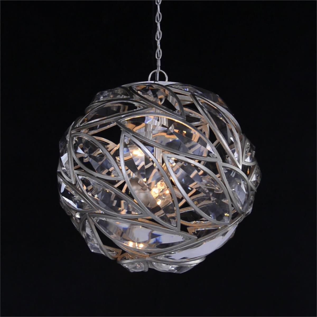 Petalina Orb 6-Light 26-Inch Chandelier Ceiling Fixture