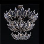 Petaline 27-Light 50.25-Inch Three-Tiered Chandelier Ceiling Fixture