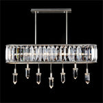 Bardot Fifteen Lite 48-Inch Champagne Silver Linear Chandelier Ceiling Light