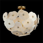 Montserra Four-Light 31-Inch Close-to-Ceiling Flush Mount Ceiling Fixture