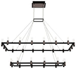 Altamont 51 3/4" Wide Black 30-Light LED Chandelier