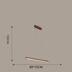 Modern Farmhouse Linear Chandelier Metal for Dining Room Living Room