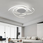Abstract Curve Dimmable LED Nordic Ceiling Lights Flush Mount Lighting