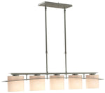 Arc Ellipse 5 Light Pendant - Platinum - Opal