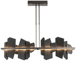 Ardesia 51.9" Wide Dark Smoke LED Linear Pendant