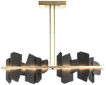 Ardesia 51.9" Wide Modern Brass LED Linear Pendant