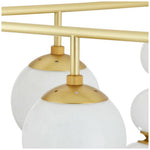 ArteriorsGenesis Chandelier 42" Opal Antique Brass