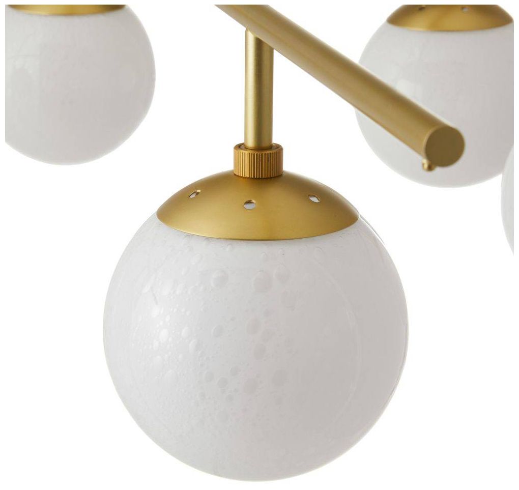 ArteriorsGenesis Chandelier 42" Opal Antique Brass