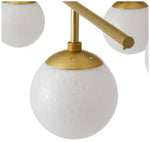 ArteriorsGenesis Chandelier 42" Opal Antique Brass