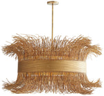 Arteriors Home Filamento 42" Wide Natural Rattan Chandelier