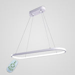 Rectangular Curves Dining Room Chandeliers Metal Modernist Pendant Lighting