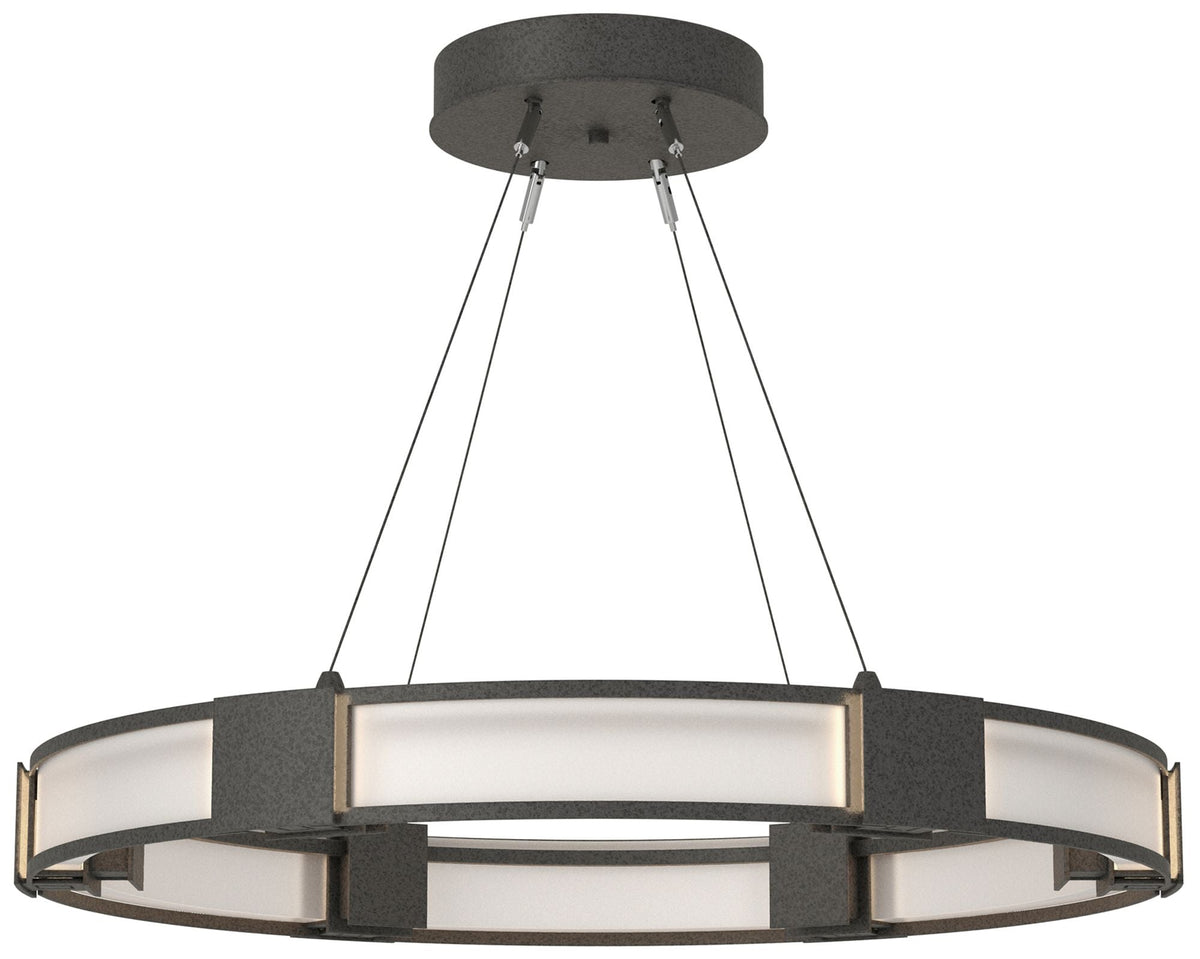 Aura Pendant - Iron - Frosted
