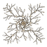 Autumn Twilight 40"W Mystic Gold Crystal 12-Light Chandelier