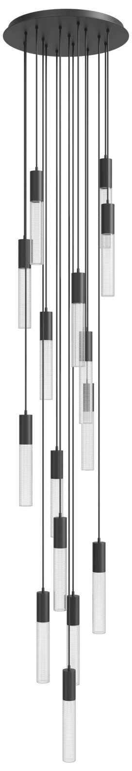 Avenue Lighting The Strand Collection 148" Black