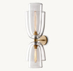 Blom Clear Glass Cloche Grand Sconce