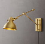 Machinist Swing-Arm Task Sconce