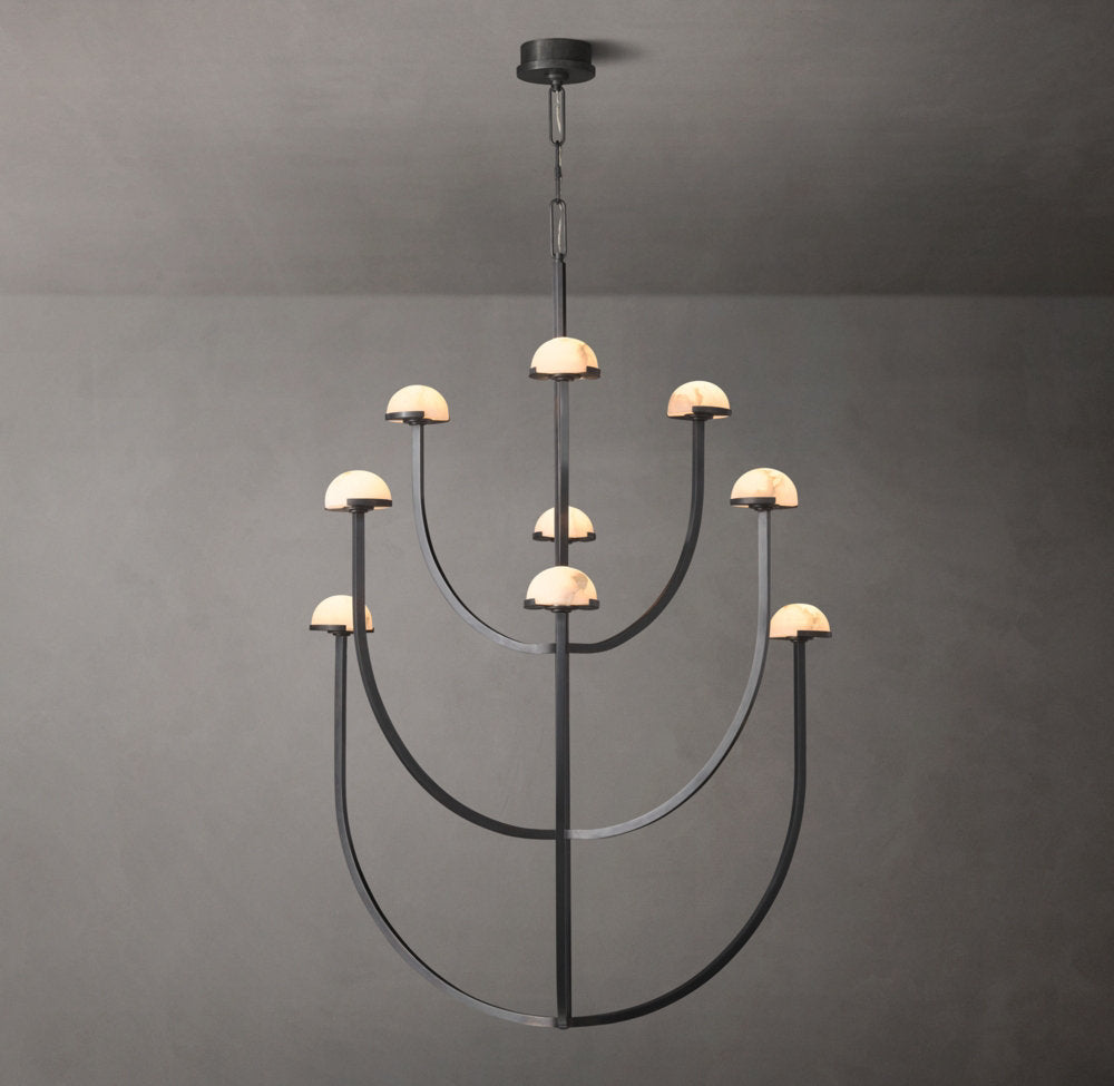 Pedra Round Chandelier 40"