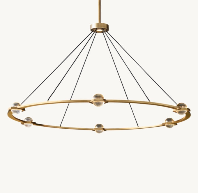 └clatant Round Chandelier 60"