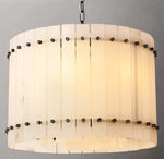 San Marco Alabaster Round Chandelier 22"
