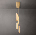 Audubon Alabaster Linear Chandelier 54"