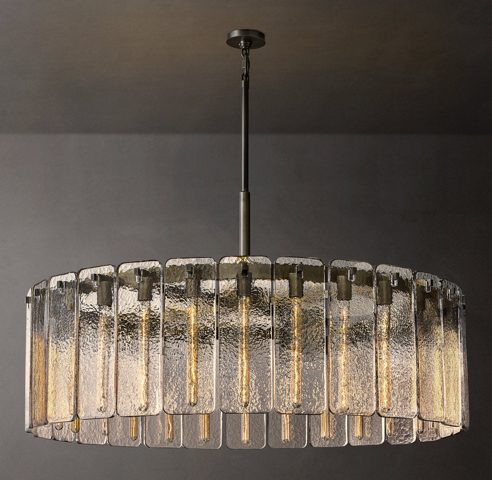 Calamette Glass Round Chandelier 48"