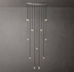 Pearl Rectangular Chandelier 54"