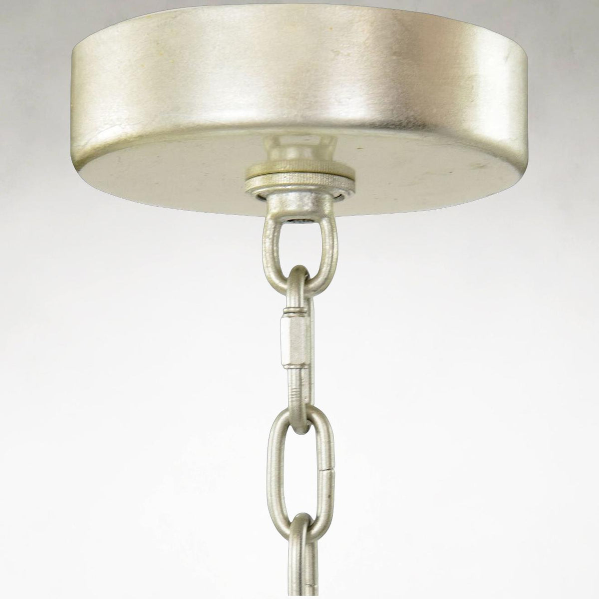 Churippe 21-Light Silver Leaf Ceiling Mount Chandelier