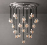 Pearl Round Chandelier 38"