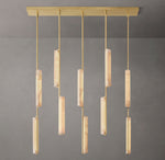 Audubon Alabaster Linear Chandelier 54"