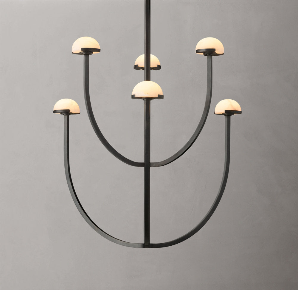 Pedra Round Chandelier 32"