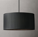 Reed?Pleated Drum Pendant