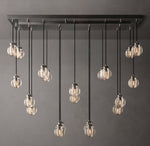 Pearl Rectangular Chandelier 54"